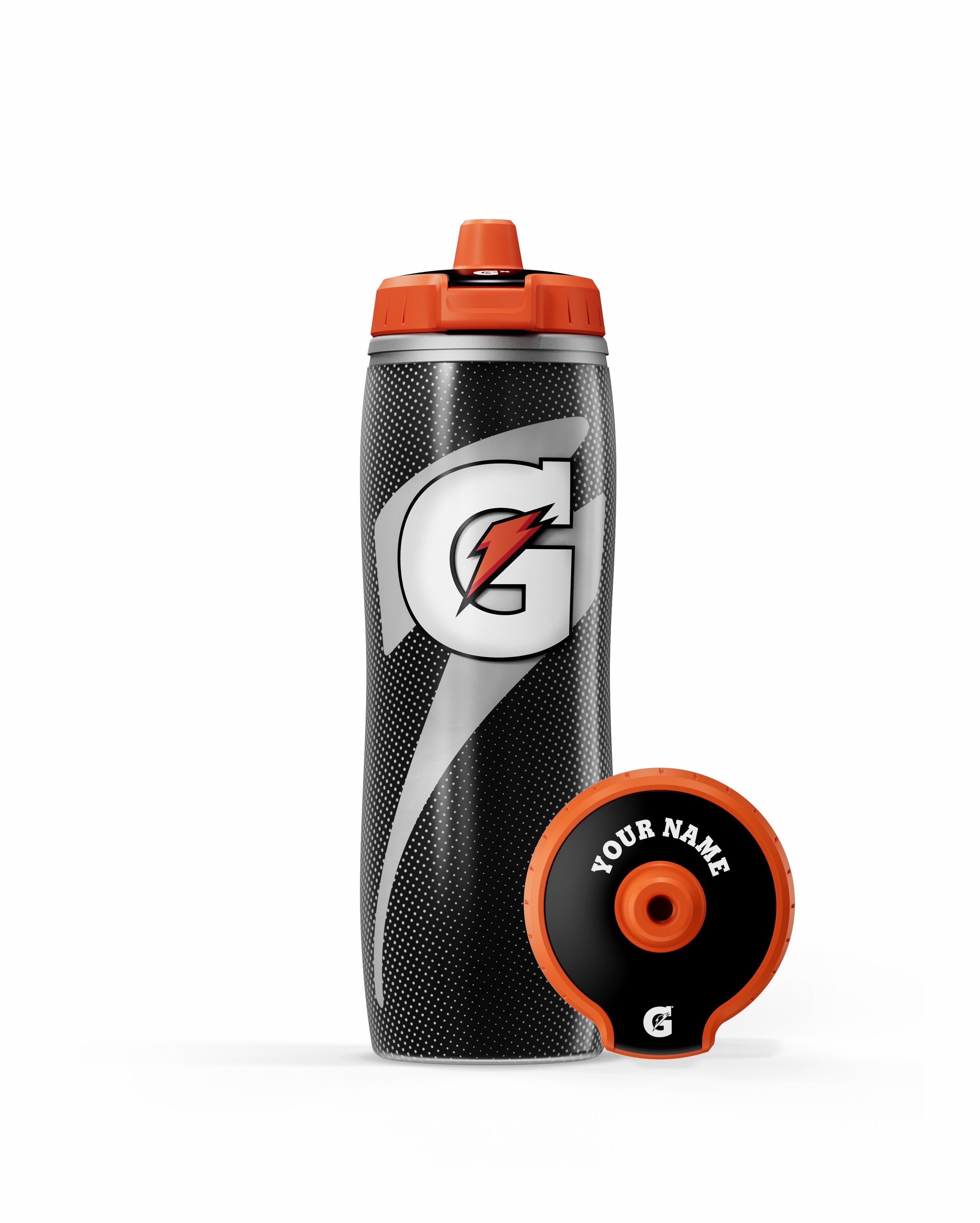 Black Gatorade Insulated Squeeze Personalized Water Bottle (30 oz) Bundle Bottles | 6974YRXFH