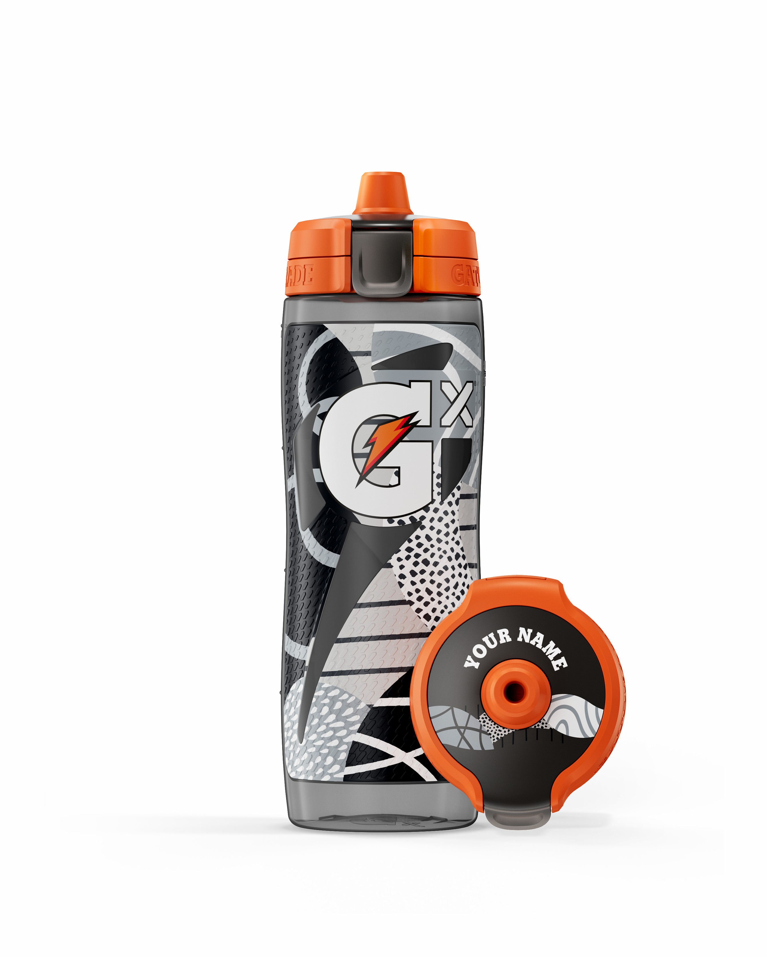 Black / White Gatorade Gx Montage Water Bottle (30 oz) Bundle Bottles | 8450ITWMQ