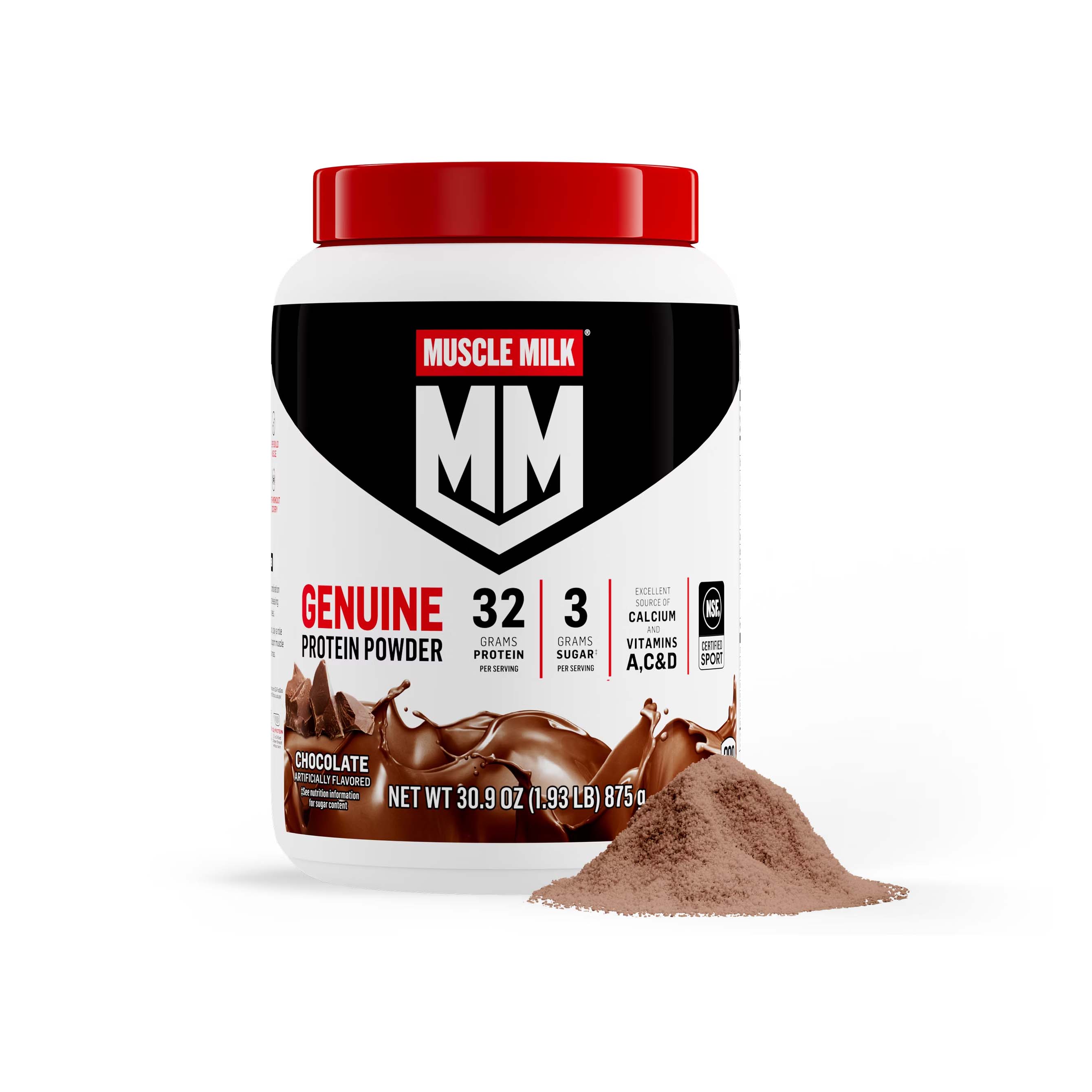 Chocolate Gatorade Muscle Milk Genuine Protein Powder (30 Oz) Protein Powder | 2340WJMTV