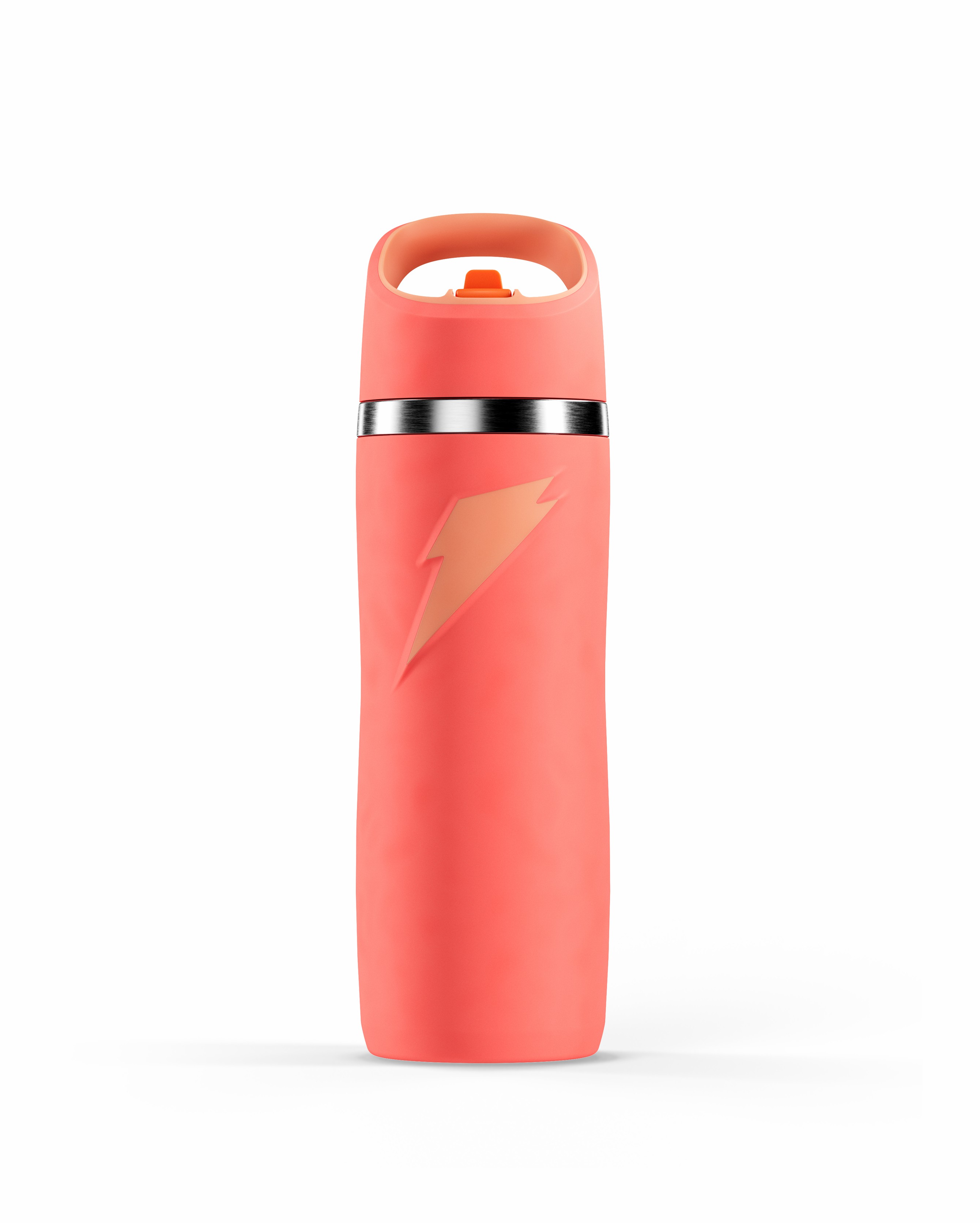 Coral Gatorade Overtime Stainless Steel Water Bottle (Straw Cap) Bundle 22oz Bottles | 4083LAQMI