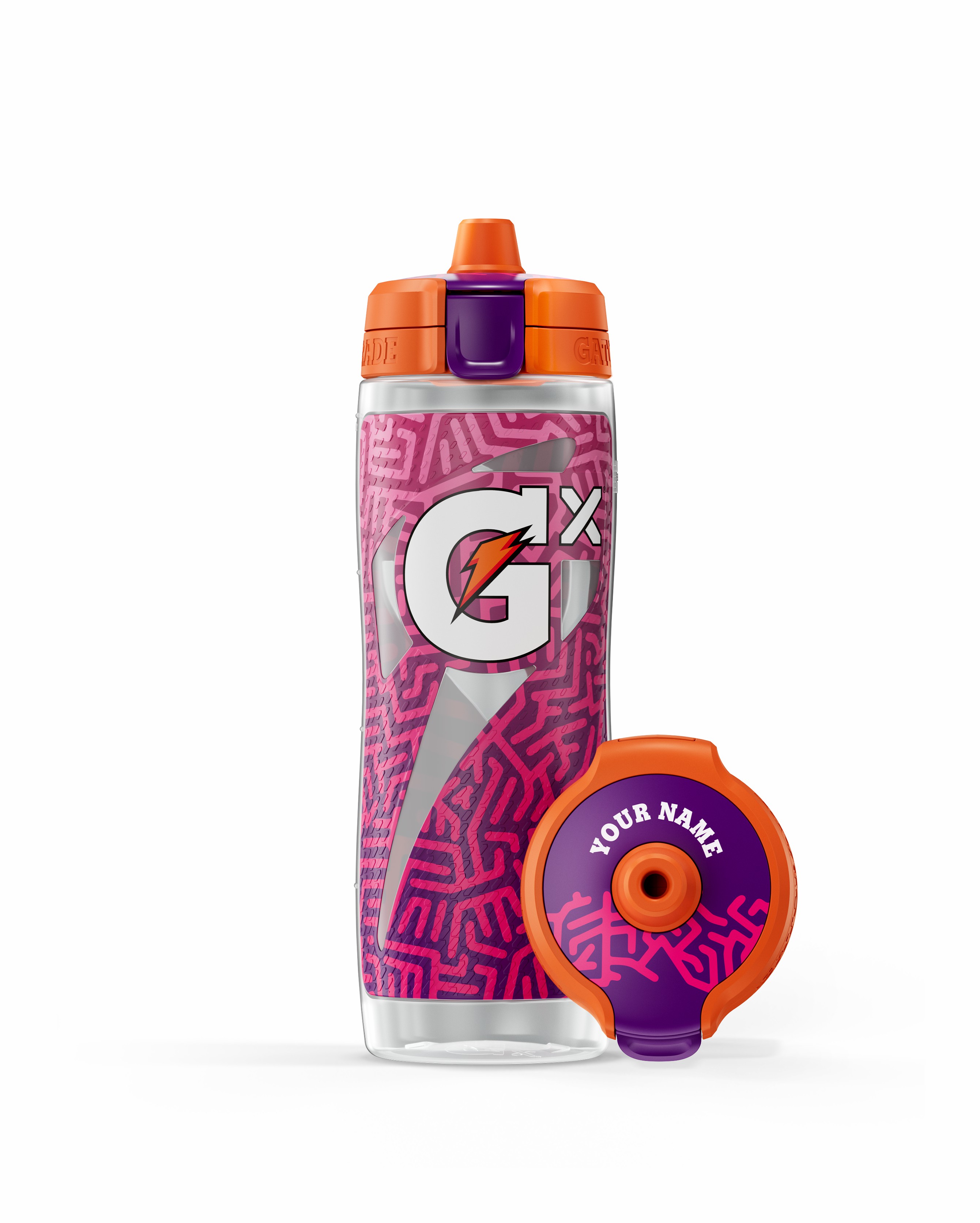 Fractal Magenta Gatorade Gx Exclusive Water Bottle (30 oz) Bundle Bottles | 8916EMUJQ