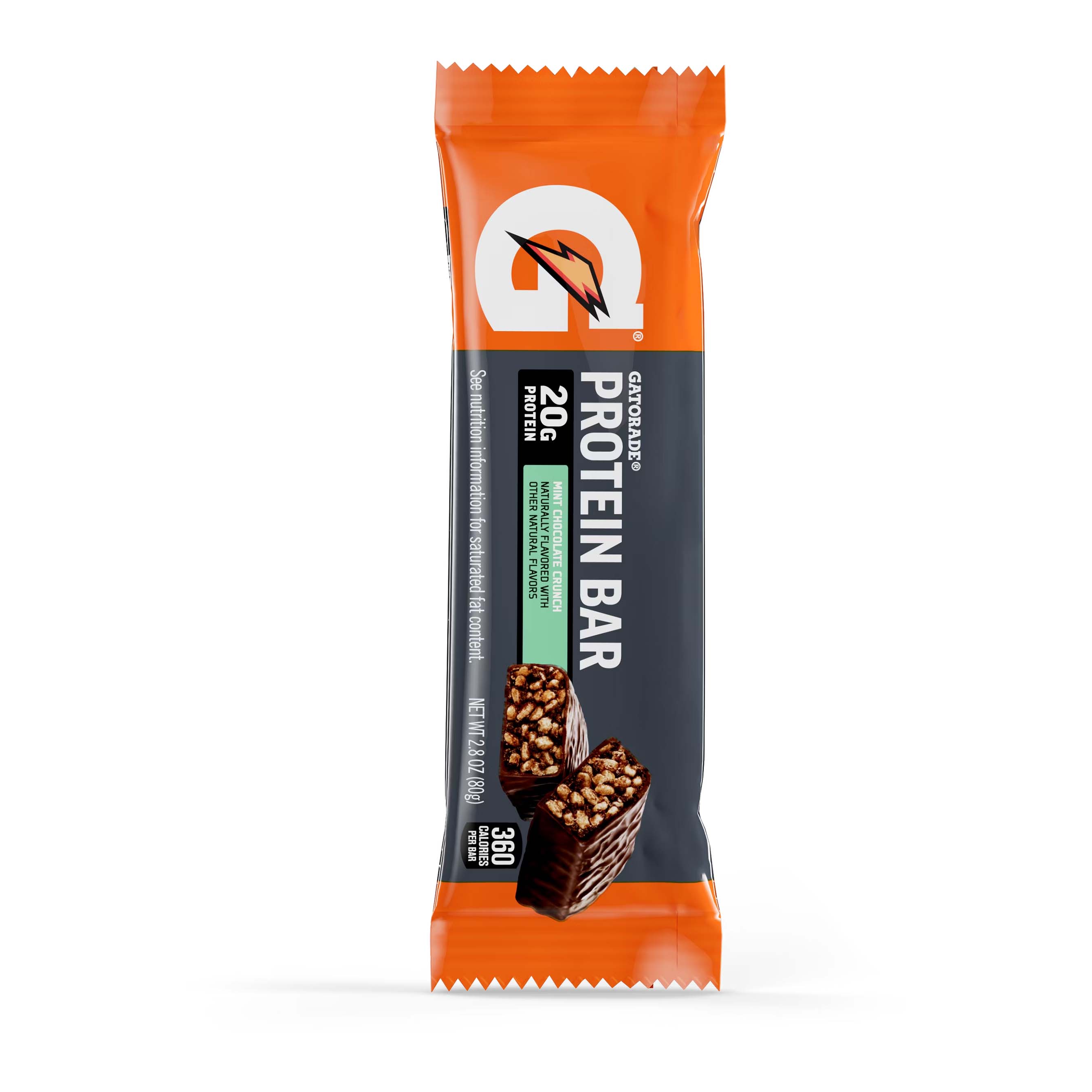 Mint Chocolate Crunch Gatorade Recover Mint Protein Bars (2.8oz) Protein Bars | 1469SCGZH