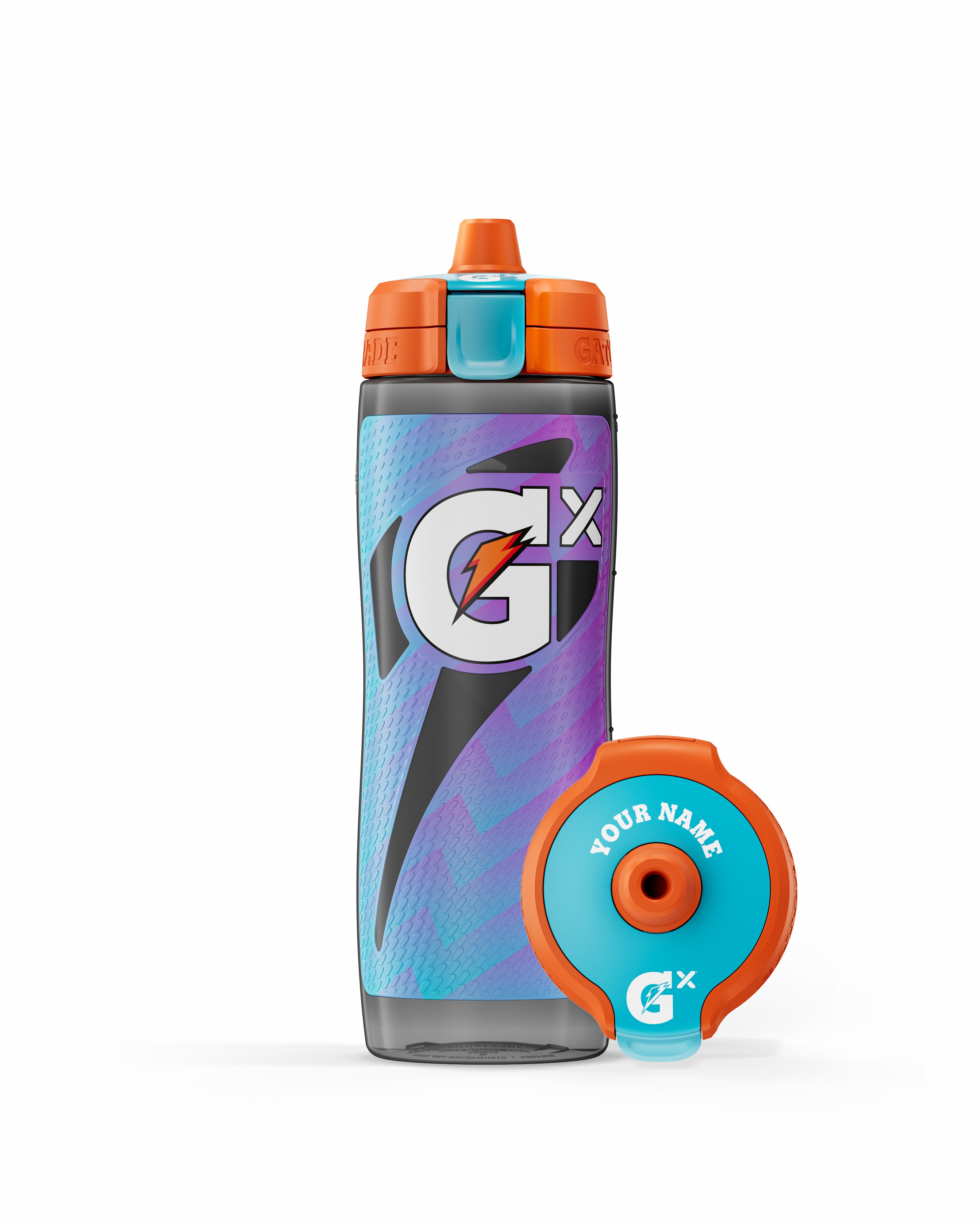 Neon Blue Gatorade Gx Momentum Water Bottle (30 oz) Bundle Bottles | 8950SUTNC