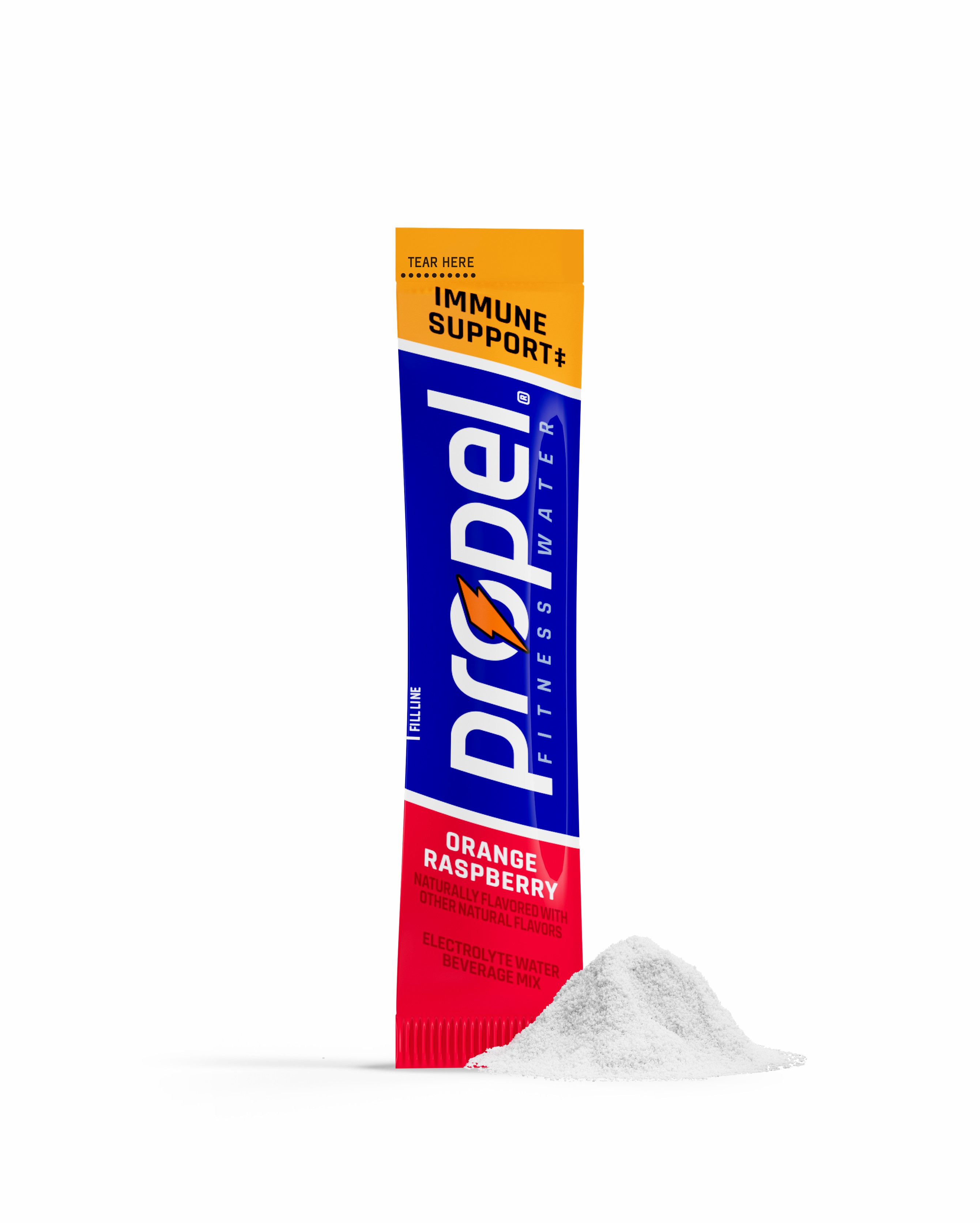 Orange Raspberry Gatorade Propel Immune Support Powder (30 sticks) Powders | 3725YQONV