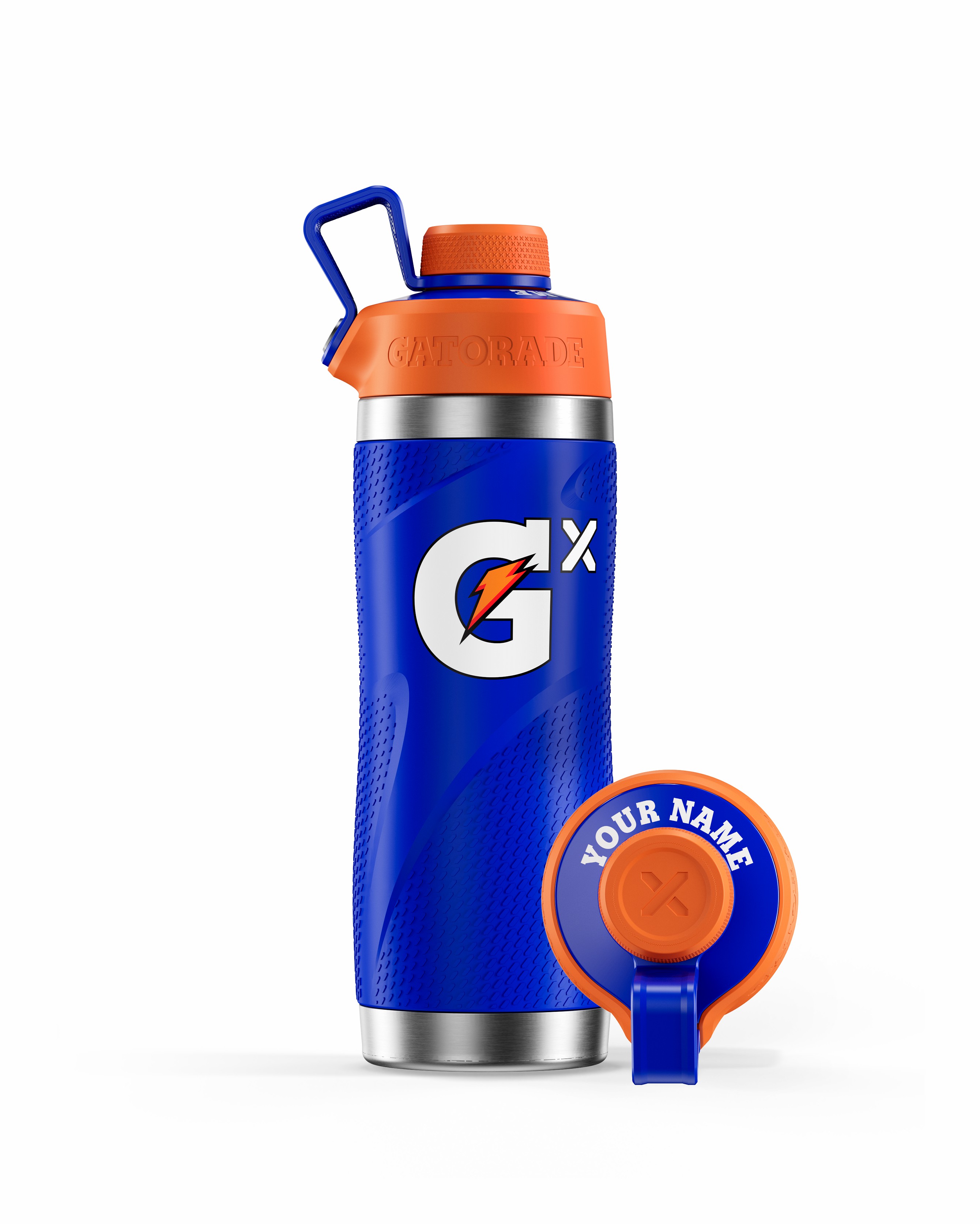 Royal Blue Gatorade Gx Stainless Steel Bottle Bundle (32 oz) Bottles | 9431EYMCR