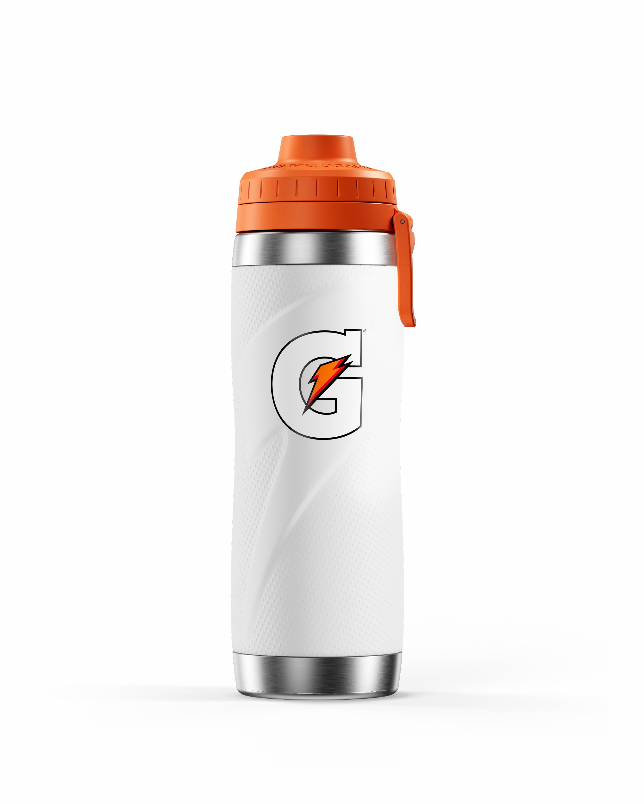 White Gatorade Stainless Steel Water Bottle (26oz) Bundle Bottles | 0174GSVWB